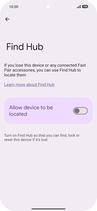 Press the indicator next to Press the indicator next to
