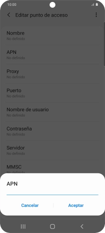 Introduce airtelwap.es y pulsa Aceptar. Introduce airtelwap.es y pulsa Aceptar.