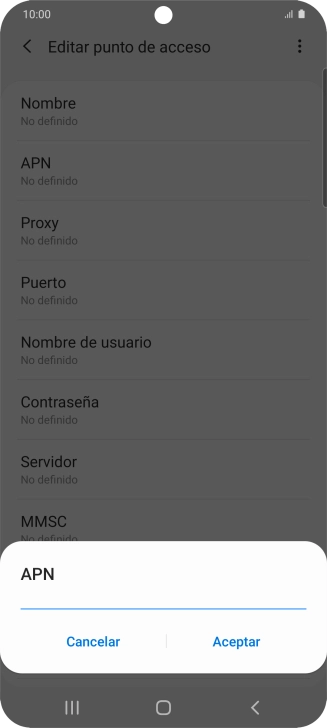 Introduce airtelwap.es y pulsa Aceptar. Introduce airtelwap.es y pulsa Aceptar.