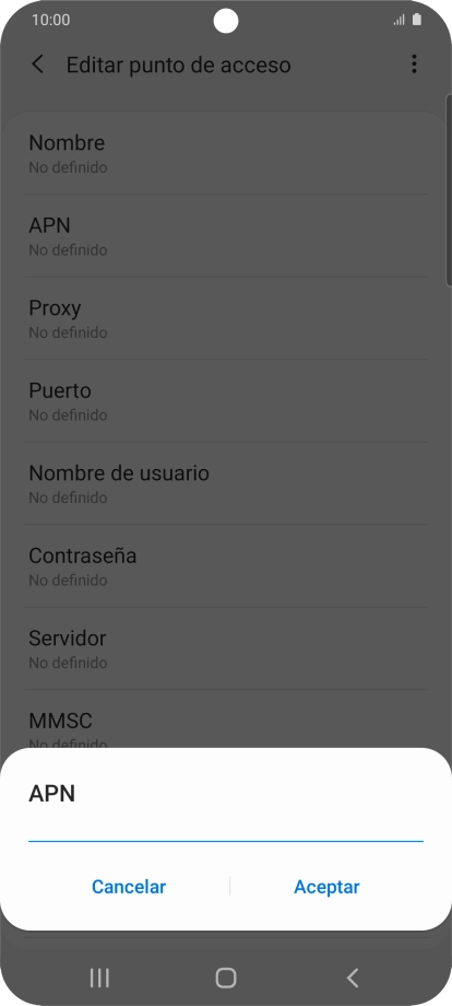 Introduce airtelwap.es y pulsa Aceptar. Introduce airtelwap.es y pulsa Aceptar.