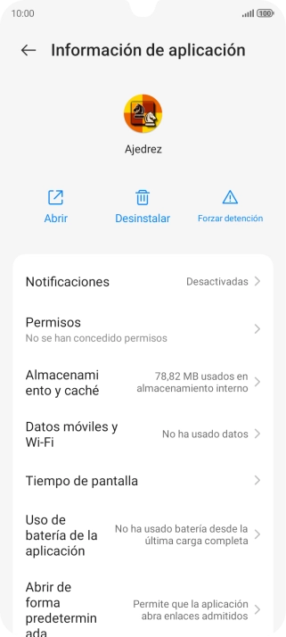 Pulsa Almacenamiento y caché. Pulsa Almacenamiento y caché.