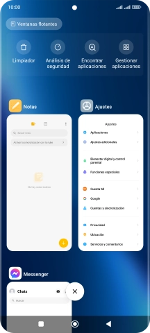 Para cerrar una sola aplicación en ejecución, desliza el dedo hacia la derecha sobre la aplicación deseada. Para cerrar una sola aplicación en ejecución, desliza el dedo hacia la derecha sobre la aplicación deseada.