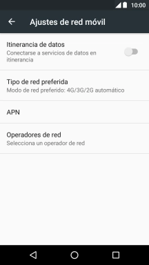 Pulsa Operadores de red.