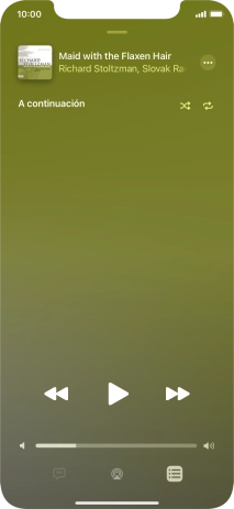 Pulsa el icono de reproducción aleatoria para activar o desactivar la función. Pulsa el icono de reproducción aleatoria para activar o desactivar la función.