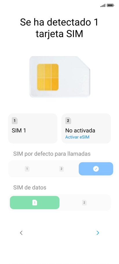 Pulsa la flecha hacia la derecha. Pulsa la flecha hacia la derecha.