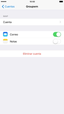 Pulsa Cuenta.