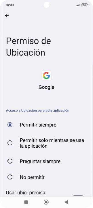 Pulsa el ajuste deseado. Pulsa el ajuste deseado.