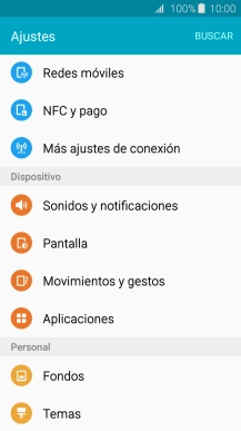 Pulsa Aplicaciones.