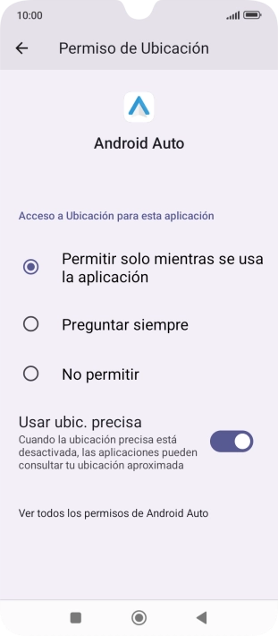 Pulsa el ajuste deseado. Pulsa el ajuste deseado.
