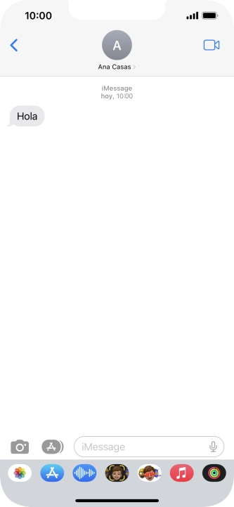 Desliza el dedo hacia arriba desde la parte inferior de la pantalla para terminar y volver a la pantalla de inicio. Desliza el dedo hacia arriba desde la parte inferior de la pantalla para terminar y volver a la pantalla de inicio.