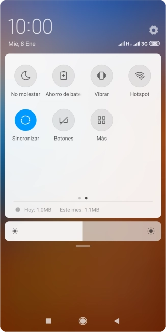 Pulsa Ahorro de batería para activar la función. Pulsa Ahorro de batería para activar la función.