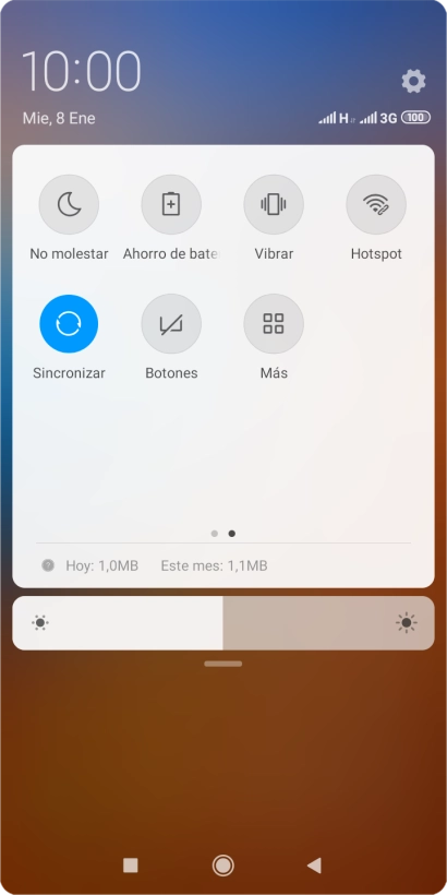 Pulsa Ahorro de batería para activar la función. Pulsa Ahorro de batería para activar la función.