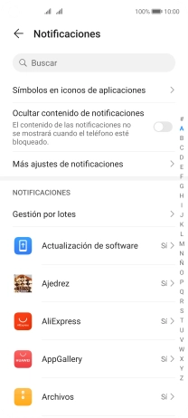 Pulsa la app deseada. Pulsa la app deseada.