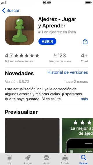 Pulsa la tecla de inicio para terminar y regresar a la pantalla de inicio. Pulsa la tecla de inicio para terminar y regresar a la pantalla de inicio.