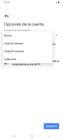 Pulsa el ajuste deseado. Pulsa el ajuste deseado.