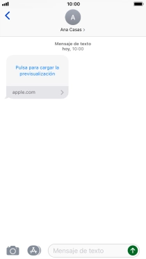 Desplázate al mensaje deseado.