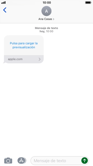 Desplázate al mensaje deseado.