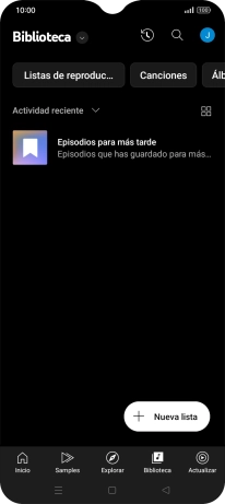 Pulsa la lista desplegable. Pulsa la lista desplegable.