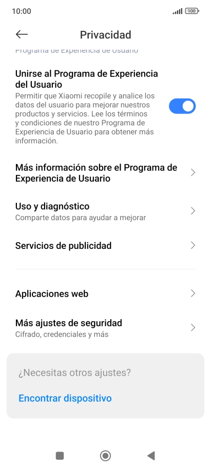 Pulsa Más ajustes de seguridad. Pulsa Más ajustes de seguridad.