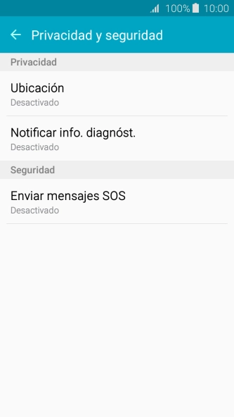 Pulsa Ubicación.