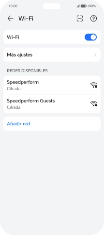Pulsa la red wifi deseada.