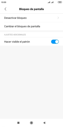 Pulsa Desactivar bloqueo e introduce el código de seguridad actual. Pulsa Desactivar bloqueo e introduce el código de seguridad actual.