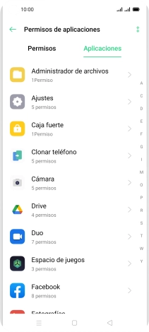 Pulsa la app deseada. Pulsa la app deseada.