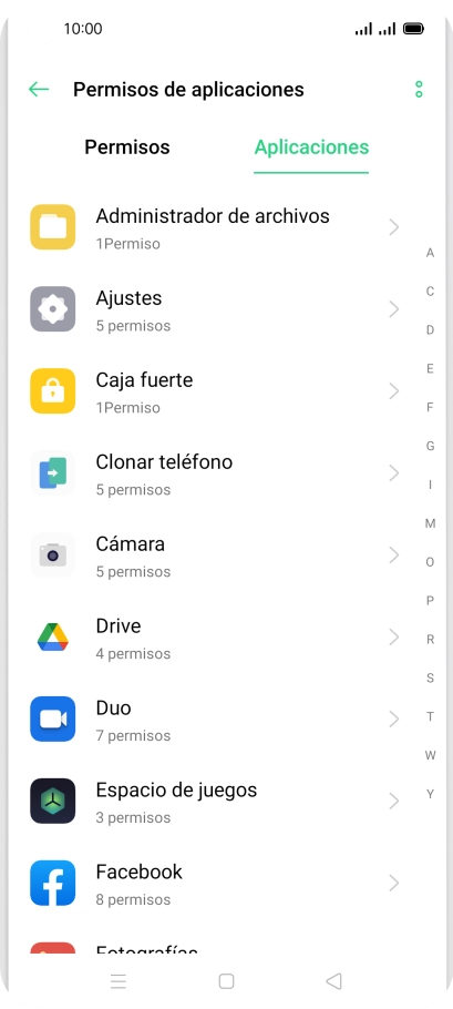 Pulsa la app deseada. Pulsa la app deseada.
