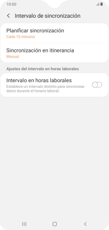Pulsa Planificar sincronización. Pulsa Planificar sincronización.