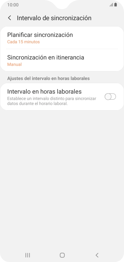 Pulsa Planificar sincronización. Pulsa Planificar sincronización.