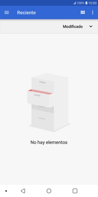 Desliza el dedo hacia la derecha desde la parte izquierda de la pantalla. Desliza el dedo hacia la derecha desde la parte izquierda de la pantalla.