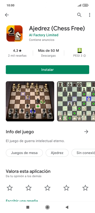 Pulsa Instalar y sigue las indicaciones de la pantalla para instalar la app. Pulsa Instalar y sigue las indicaciones de la pantalla para instalar la app.