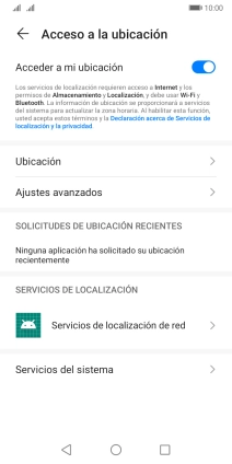 Pulsa Ubicación. Pulsa Ubicación.