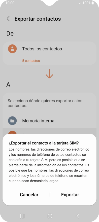Pulsa Exportar. Pulsa Exportar.