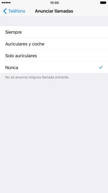 Pulsa Siempre para activar la función cuando el modo silencioso está desactivado. Pulsa Siempre para activar la función cuando el modo silencioso está desactivado.