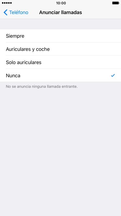 Pulsa Siempre para activar la función cuando el modo silencioso está desactivado. Pulsa Siempre para activar la función cuando el modo silencioso está desactivado.
