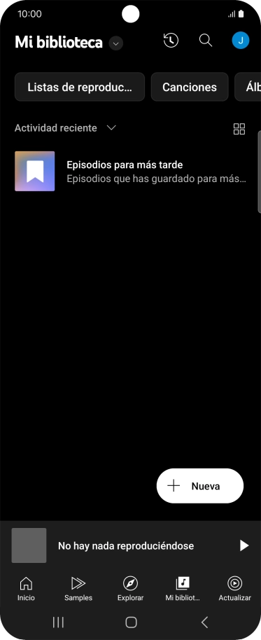Pulsa la lista desplegable. Pulsa la lista desplegable.