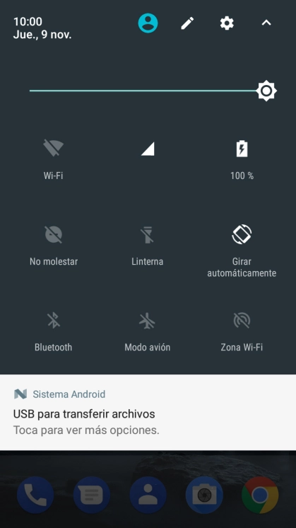 Pulsa el icono de ajustes. Pulsa el icono de ajustes.