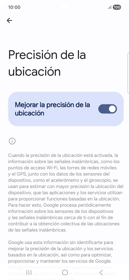 Si pulsas el indicador junto a 