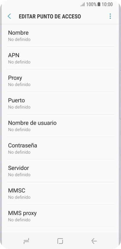 Pulsa Nombre. Pulsa Nombre.
