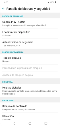 Pulsa la tecla de inicio para terminar y regresar a la pantalla de inicio.