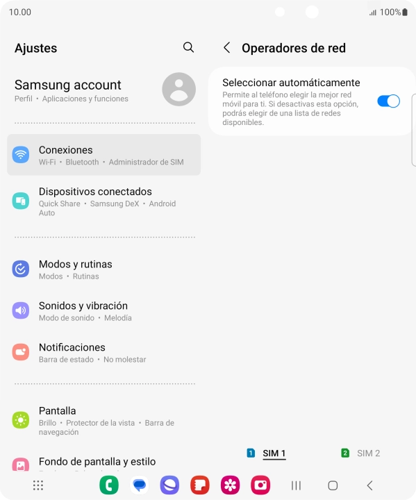 Pulsa el indicador junto a 