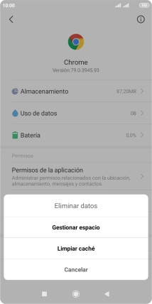 Pulsa Limpiar caché. Pulsa Limpiar caché.
