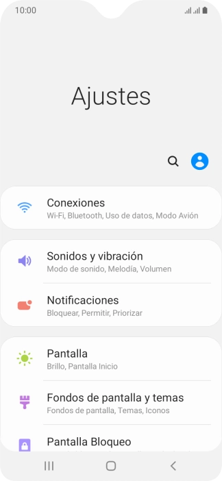 Pulsa Conexiones.