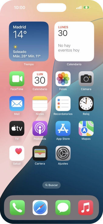 Cuando el icono de carga de batería aparece en la pantalla, el teléfono se está cargando. Cuando el icono de carga de batería aparece en la pantalla, el teléfono se está cargando.