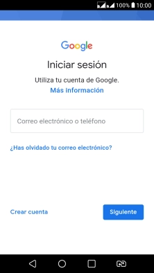 Si no tienes una cuenta de Google, pulsa Crear cuenta y sigue las indicaciones de la pantalla para ver cómo crear una cuenta nueva.