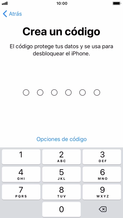 Pulsa Opciones de código. Pulsa Opciones de código.