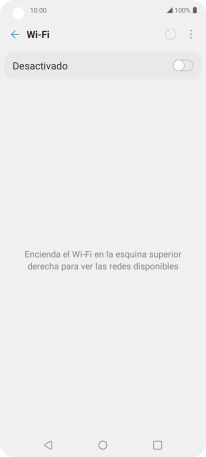 Pulsa el indicador para activar la función.