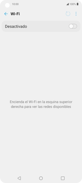 Pulsa el indicador para activar la función.