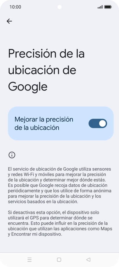 Si pulsas el indicador junto a Si pulsas el indicador junto a